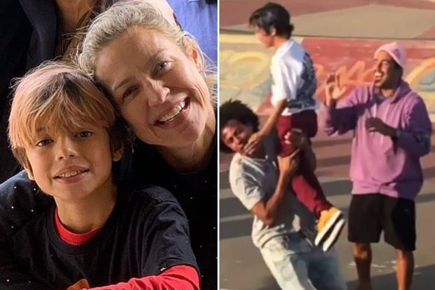 Luana Piovani elogia incentivo de Pedro Scooby na carreira de skatista do filho mais velho, Dom (Foto: Reprodução/Instagram)