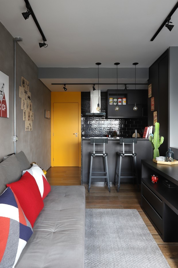 Apartamentos de 50 m²: 6 projetos para você se inspirar  (Foto: MARIANA ORSI)