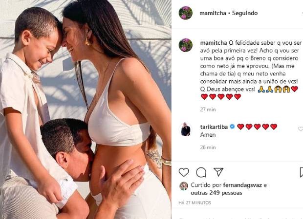 Miriam Macedo, mãe de Anitta, comemora que será avó (Foto: Reprodução/Instagram)