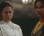 Dolores (Daphne Bozaski) e Pilar (Gabriela Medvedovski) em 'Nos tempos do Imperador' | Globo