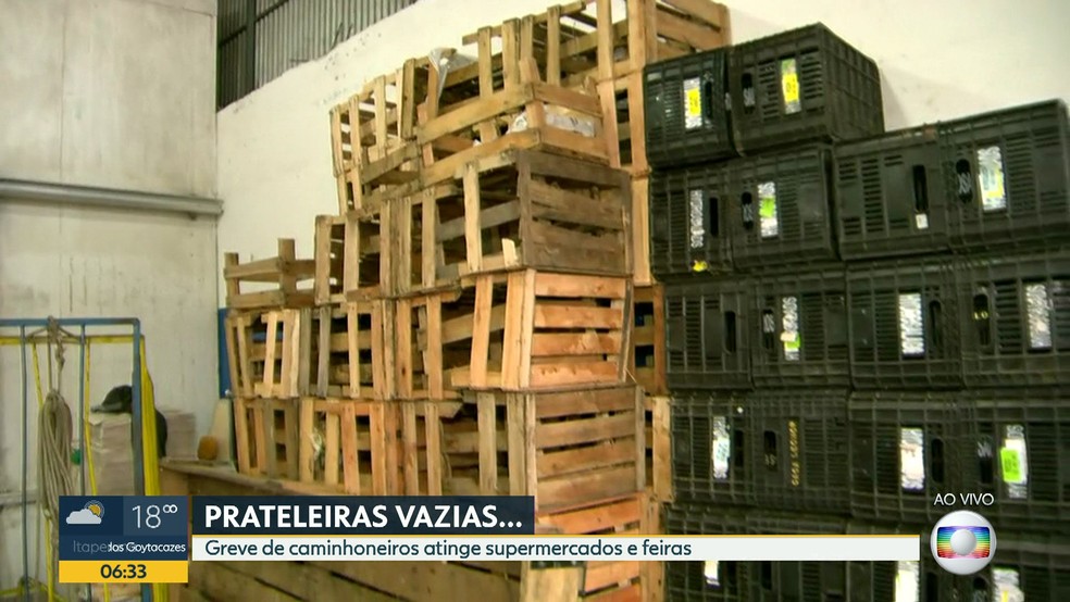 Loja na Ceasa não tem o que vender (Foto: Reprodução/TV Globo)