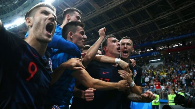 A Croácia jogou três prorrogações para chegar à final da Copa do Mundo (Foto: Getty Images via BBC)