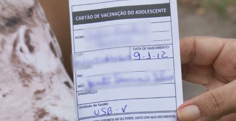 Crianças foram imunizadas de forma indevida desde dezembro de 2021, em Lucena — Foto: TV Cabo Branco/Reprodução