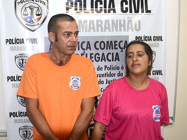 Maria Ivonete Lima Pimentel Lucena e Fabiano Rodrigo Lucena, presos na PB (Foto: Nilson Figueiredo / SSP-MA)
