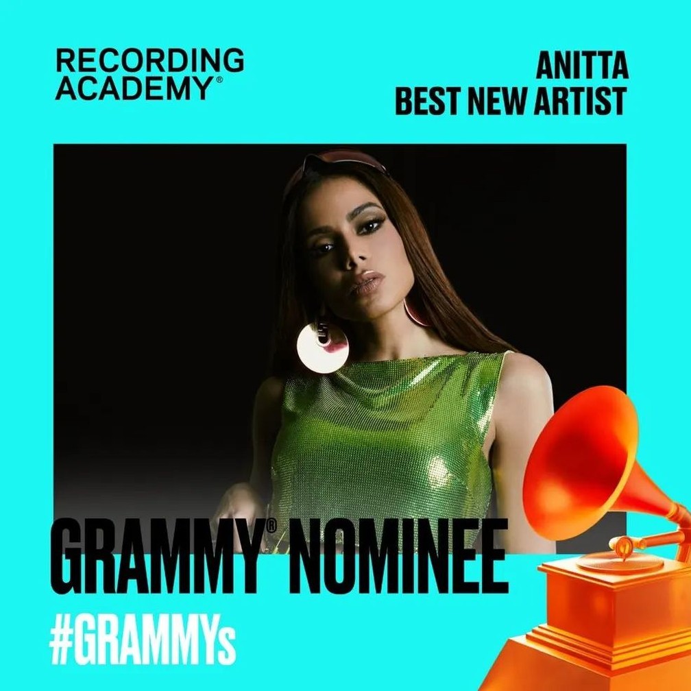 Anitta é indicada na categoria revelação no Grammy — Foto: Reprodução/Instagram