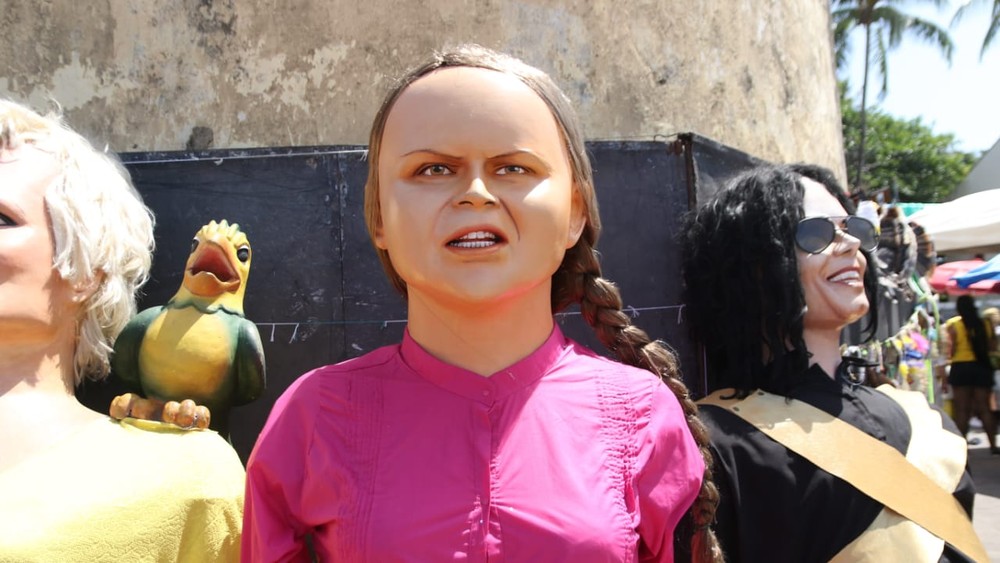 Apoteose dos bonecos gigantes no carnaval de Olinda
