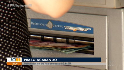Trabalhadores têm até esta quinta-feira para sacar PIS/PASEP