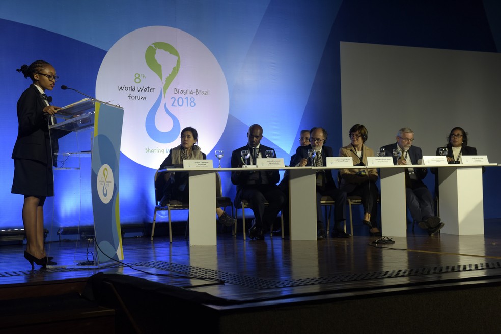 Atividade do Fórum Mundial da Água, em Brasília (Foto: Sérgio Amaral/8º FMA)