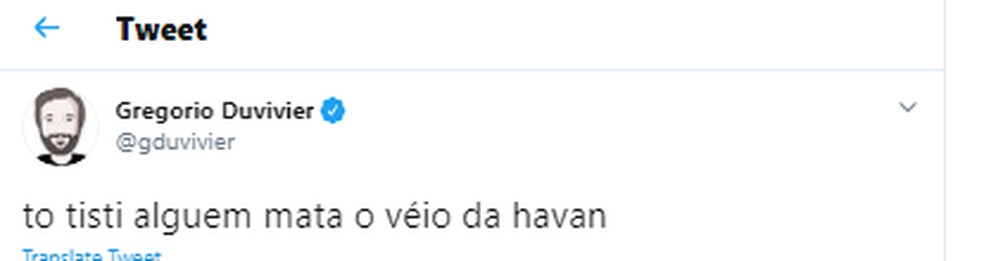 Gregório Duvivier é condenado a pagar danos morais a empresário Luciano Hang  — Foto: Reprodução/Twitter