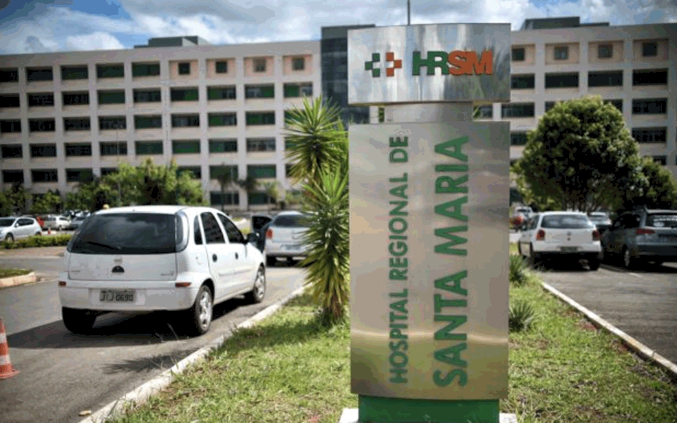 Hospital Regional de Santa Maria, no DF â€” Foto:  AndrÃ© Borges/AgÃªncia BrasÃ­lia