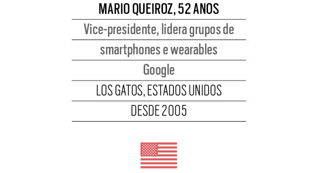 Mario Queiroz, 52 anos,  Vice-presidente, lidera grupos de  smartphones e wearables Google (Foto: Arquivo pessoal)