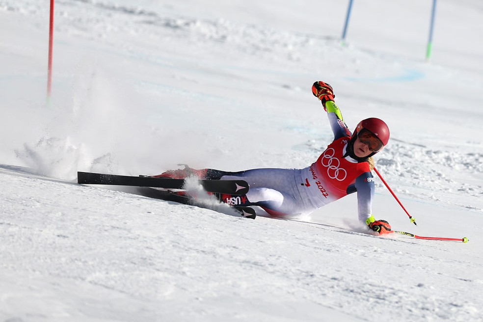Mikaela Shiffrin Slalom Gigante Feminino &mdash; Foto: Tom Pennington/Getty Images
