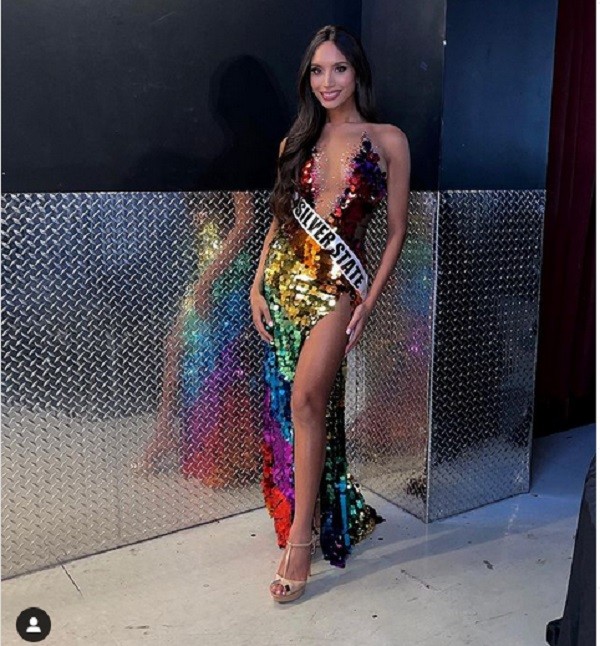 A modelo Kataluna Enriquez, recém-eleita Miss Nevada e primeira mulher trans a disputar o concurso Miss EUA (Foto: Instagram)