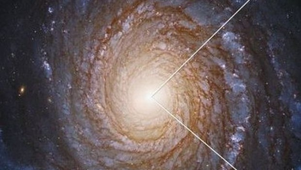 Imagem da galáxia NGC 3147 captada pelo telescópio Hubble (Foto: NASA via BBC )