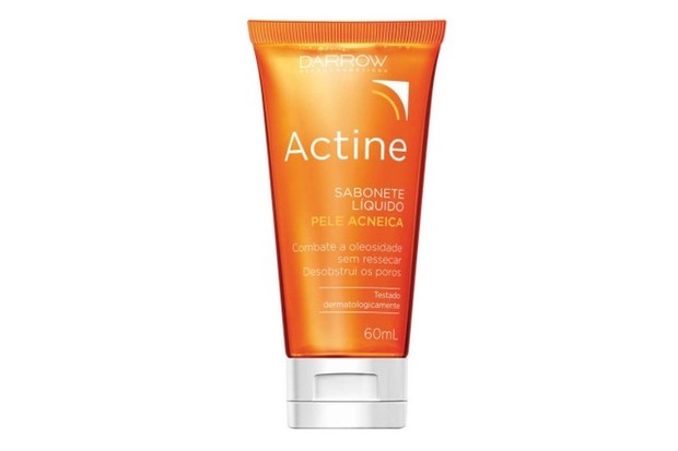 Actine é um sabonete líquido da Darrow específico para peles oleosas e acneicas (Foto: Divulgação/Amazon)
