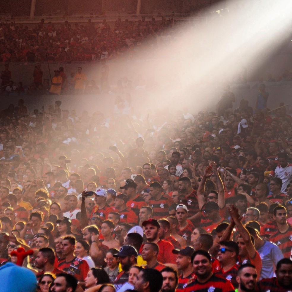 Torcida do Flamengo no Maracanã — Foto: André Durão