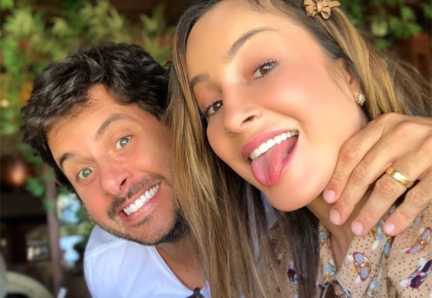 Claudia Leitte e o marido, Marcio Pedreira (Foto: Reprodução / Instagram)
