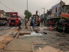 Adutora rompe e deixa moradores do Jorge Teixeira sem água, em Manaus