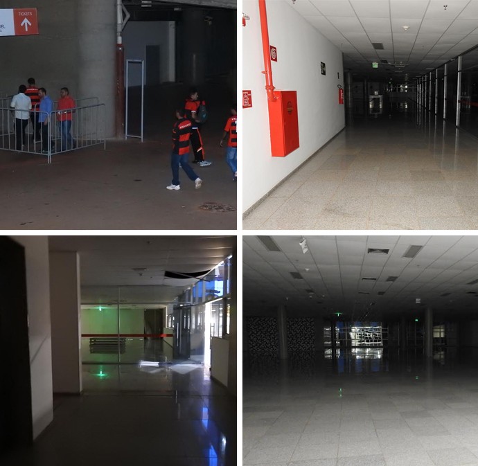 Estádio de R$ 1,4 bilhão, casa do Fla no DF tem escuridão e falta de água