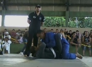 Torneio de jui-jitsu em Ariquemes, Rondônia (Foto: Reprodução/TV Ariquemes)