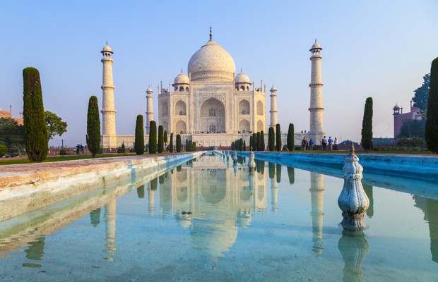 Taj Mahal, em Agra, na Índia (Foto: Thinkstock)