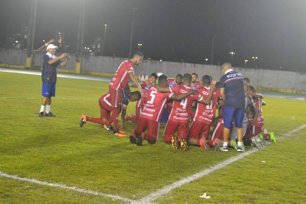 Maranhão comemora a classificação para as quartas de final da Série D (Foto: Rosivaldo Nascimento/Arquivo Pessoal)