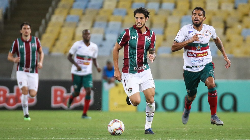 Hudson começou bem o ano, mas perdeu espaço após suspensão — Foto: Lucas Merçon / Fluminense FC
