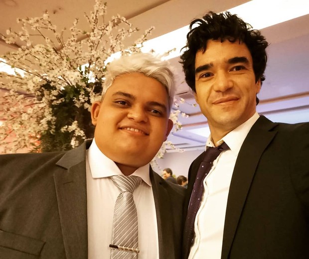Caio Blat com o filho Antonio (Foto: Reprodução/Instagram)