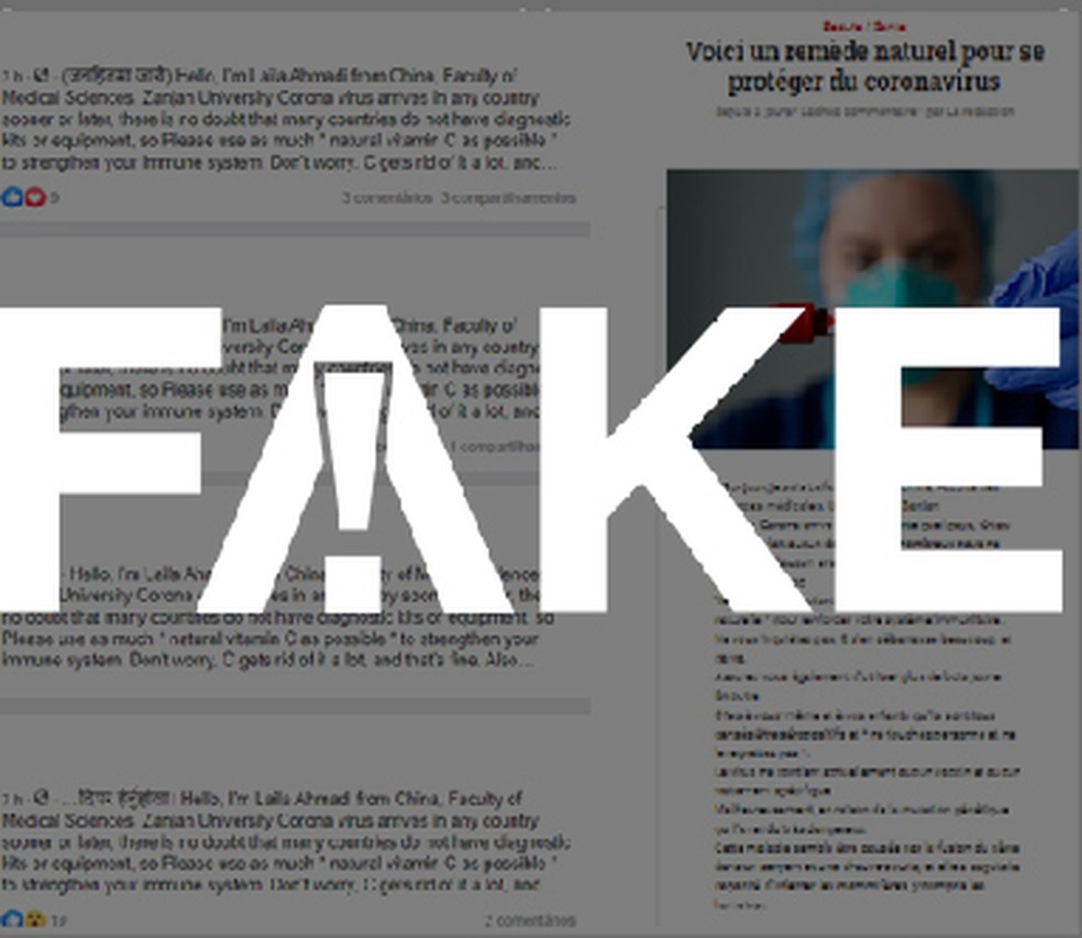 E Fake Texto Que Diz Que Vitamina C E Limao Combatem O Coronavirus Fato Ou Fake G1