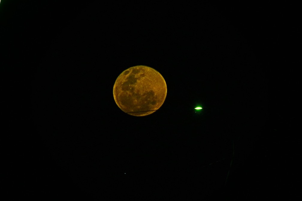 Superlua em Rondônia em 26 de maio de 2021  — Foto:  Alice Nobre/Arquivo Pessoal