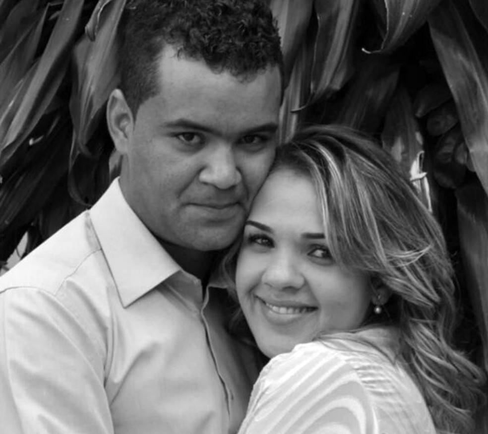 Luciane Araújo foi presa suspeita de mandar matar o marido, Joaniz Divino de Almeida — Foto: Polícia Civil/Divulgação