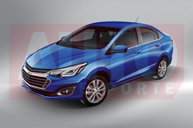 Projeção mostra que o Chevrolet Prisma de nova geração será maior e terá estilo de carro médio (Foto: João Kleber Amaral/Autoesporte) Projeção mostra que o Chevrolet Prisma de nova geração será maior e terá estilo de carro médio (Foto: João Kleber Amaral/Autoesporte)