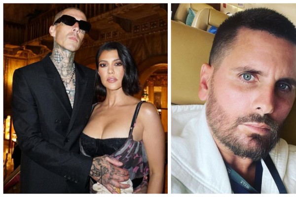 O noivado de Travis Barker e Kourtney Kardashian foi mantido em segredo de Scott Disick (Foto: Instagram)
