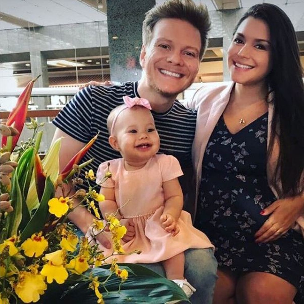Teló com Thais Fersoza grávida e Melinda (Foto: Arquivo pessoal)