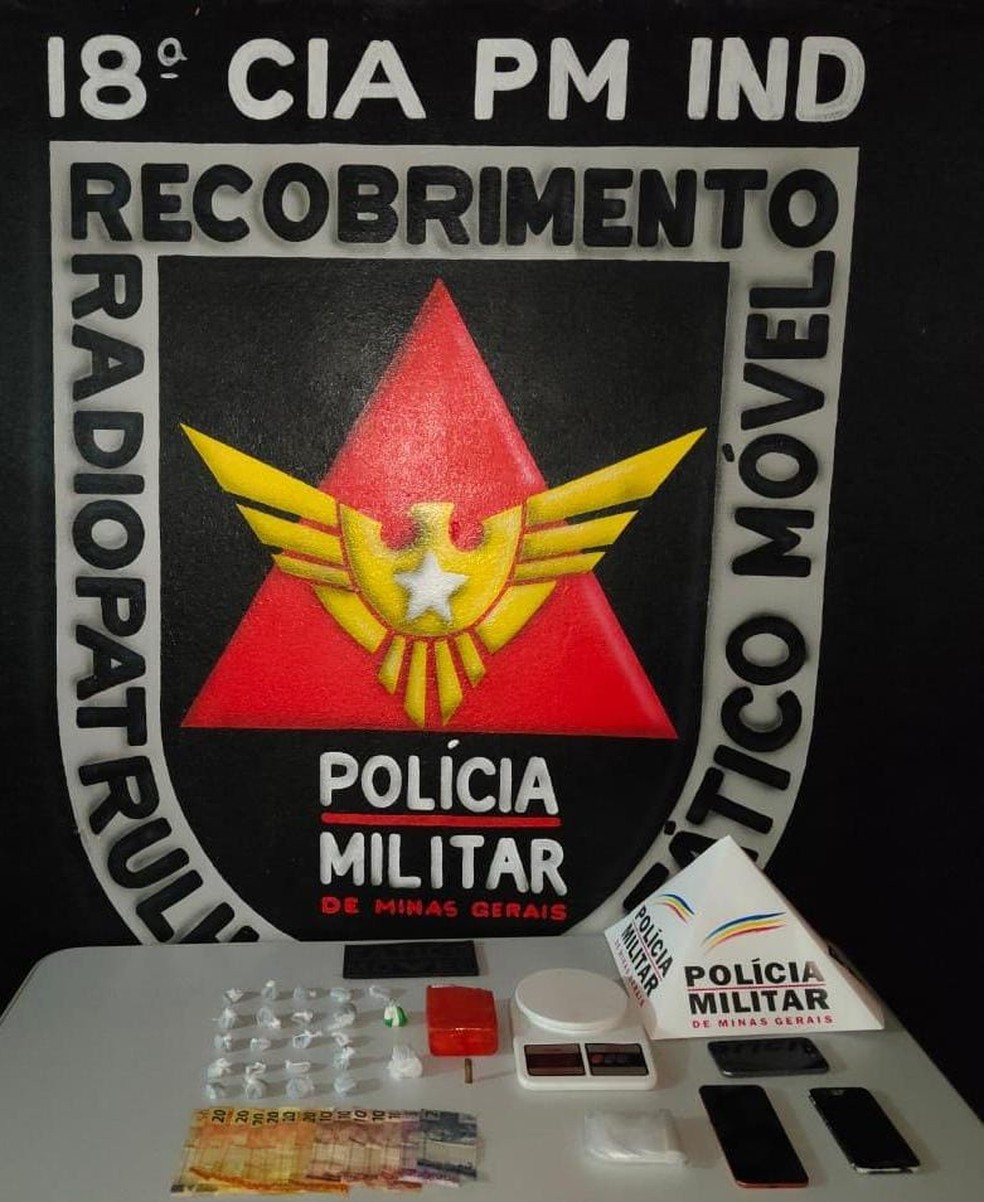 Materiais apreendidos pela PM — Foto: Foto: Polícia Militar/Divulgação 