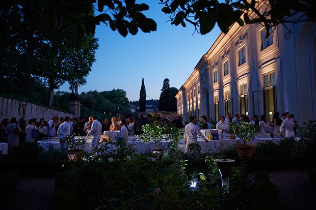 Thomas Tait event in the old Limonaia of Pitti Palace’s Boboli Gardens (Foto: Vanni Bassetti/ Pitti Uomo)