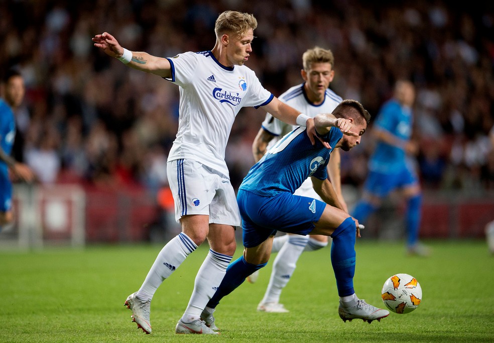 Zenit e Copenhaguen empataram por 1 a 1 â€” Foto: Reuters 