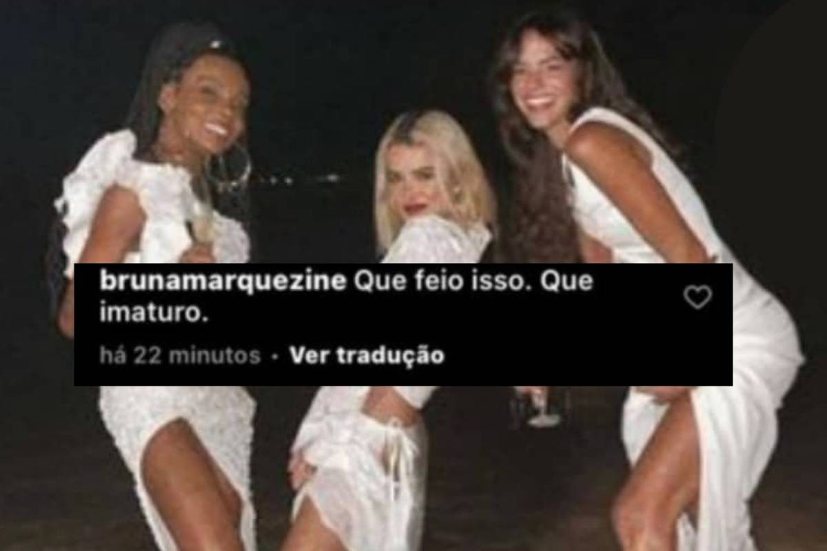 Bruna Marquezine critica post que apagou Rafa Kalimann de foto (Foto: Reprodução/Instagram)