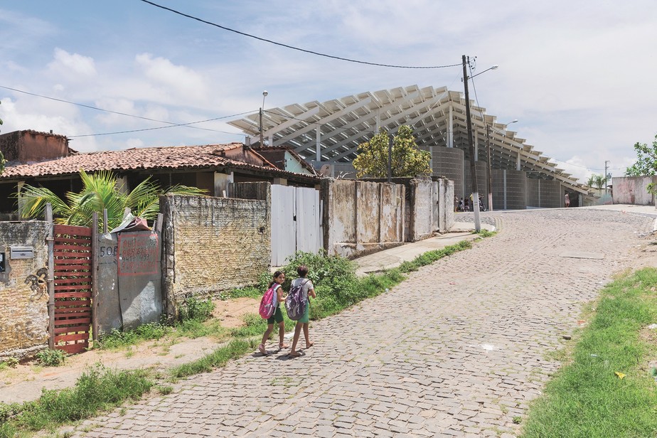 A Arena do Morro em Mãe Luiza, bairro entre o Parque das Dunas e o mar: mobilização popular é marca
