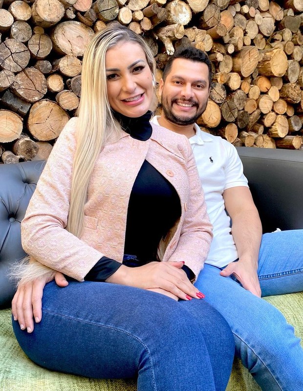 Andressa Urach e o marido, Thiago Lopes (Foto: Reprodução/Instagram)