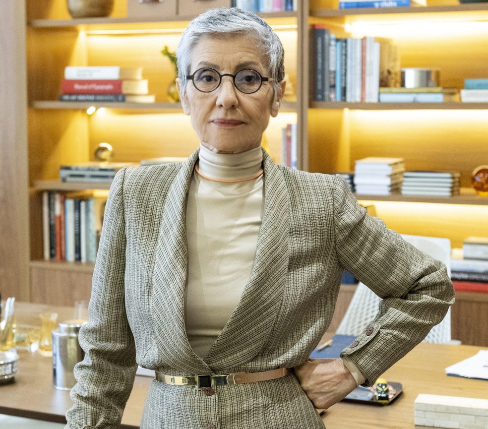 Cassia Kis repete parceria com Glória Perez em Travessia após 24 anos — Foto: Globo/Ellen Soares