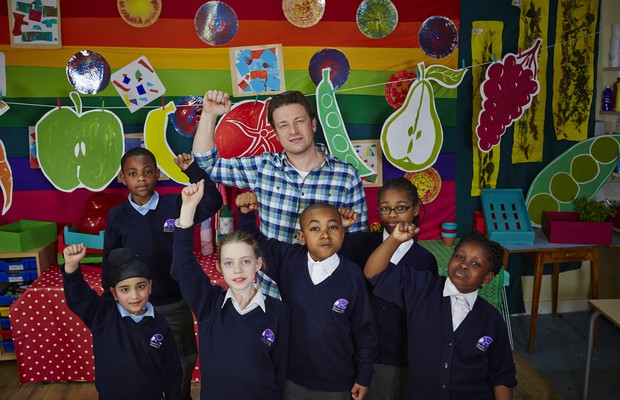 Jamie Oliver levanta bandeira contra a obesidade infantil (Foto: Divulgação)