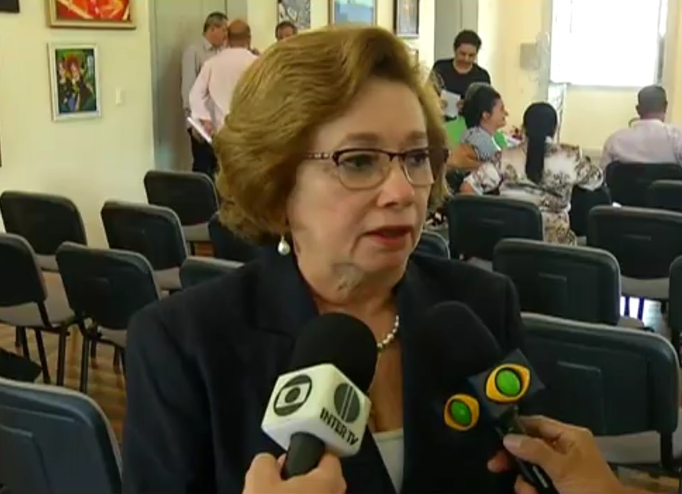 Elequicina dos Santos, titular da STTU, testou positivo para Covid-19 — Foto: Reprodução/Inter TV Cabugi