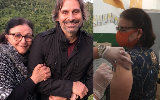 Murilo Rosa comemora mãe ser vacinada contra Covid-19: "Vacinem seus familiares"