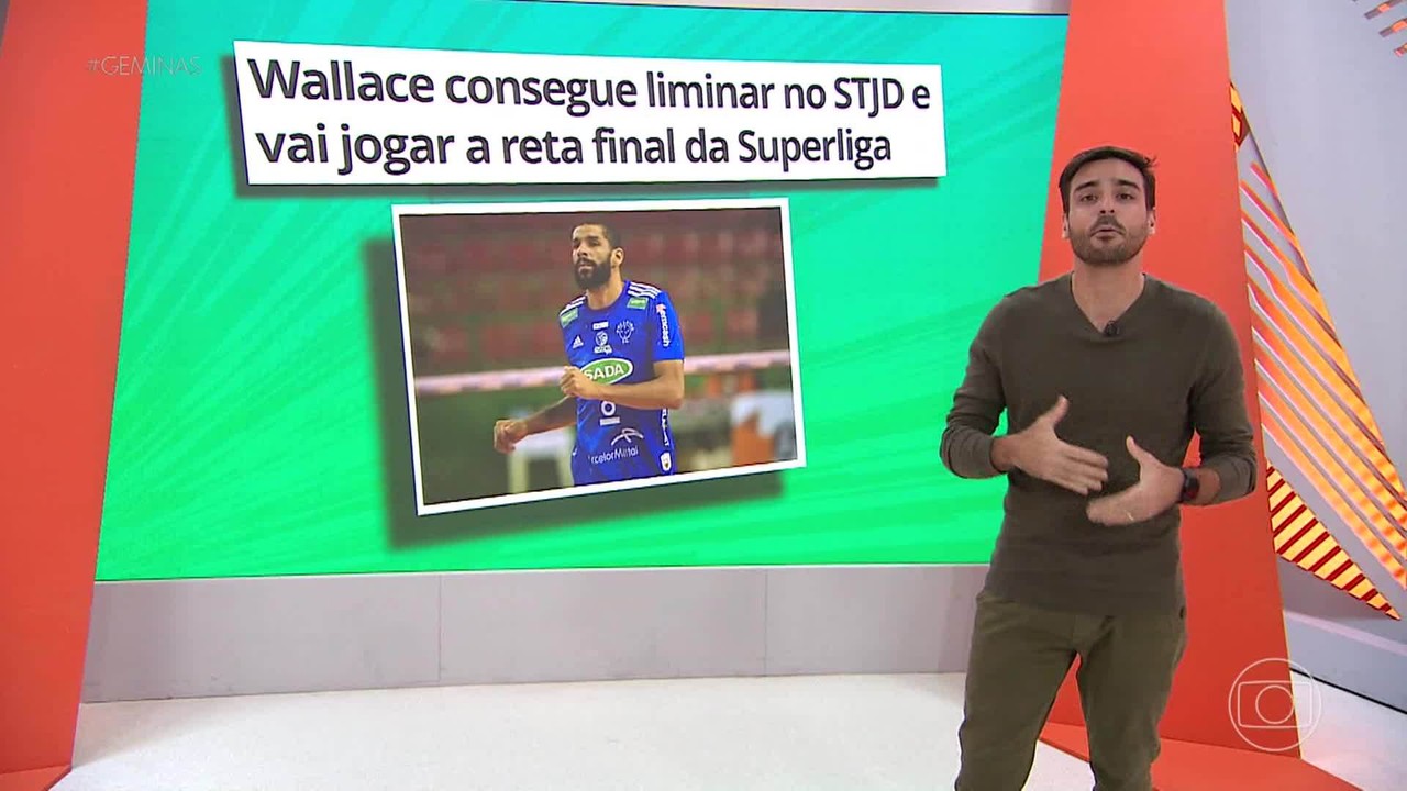 Wallace consegue liminar no STJD e poderá disputar fase final da Superliga pelo Cruzeiro