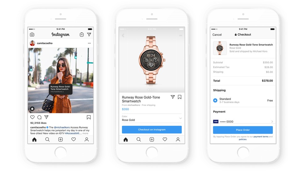 Instagram permitirá comprar itens em posts de criadores de conteúdo — Foto: Divulgação/Instagram