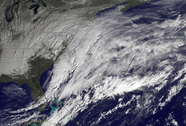 Nevasca avança no nordeste dos Estados Unidos (Foto: NOAA/NASA GOES Project via Getty Images)