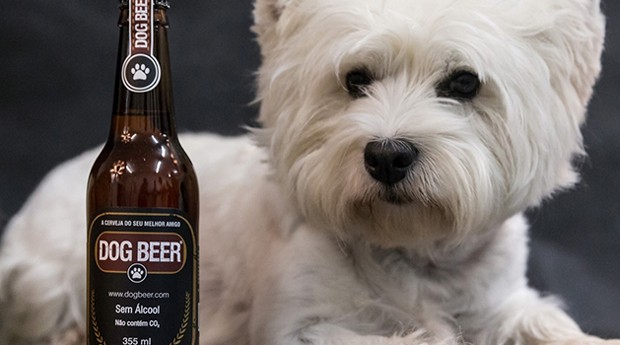 Cerveja pra cachorro: a Dog Beer vende a bebida nos sabores carne e frango (Foto: Divulgação)