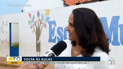 Volta às aulas em Luzimangues está prevista para quarta-feira (9)
