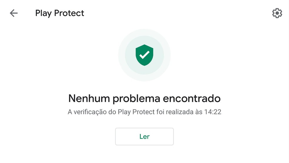 Play Protect é incluído no app da Play Store para alertar sobre a presença de apps indesejados. — Foto: Reprodução
